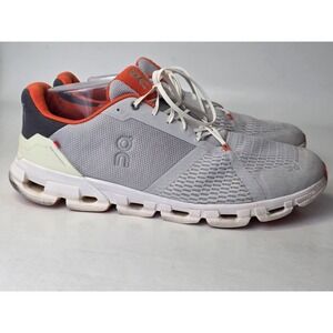 On Cloudflyer Men's Sneakers Sz 13 Gray Orange Athletic Running Casual Gorpcore